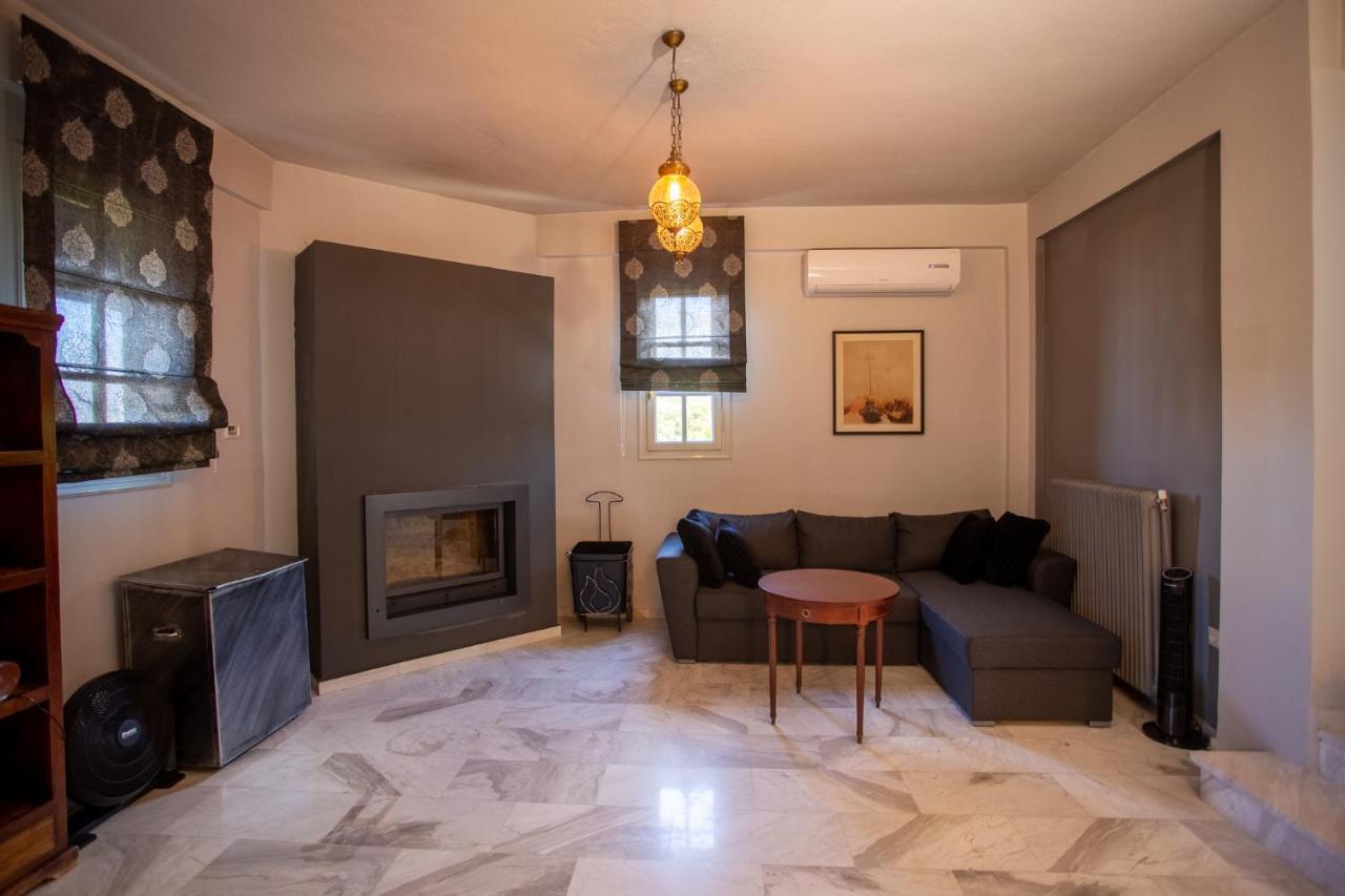 Τraditional Fully Detached Villa on a luxurious Hillock of Thessaloniki PANORAMA with its own Garden also for Family&Wedding gatherings&Kid's parties - under 13 Εξωτερικό φωτογραφία
