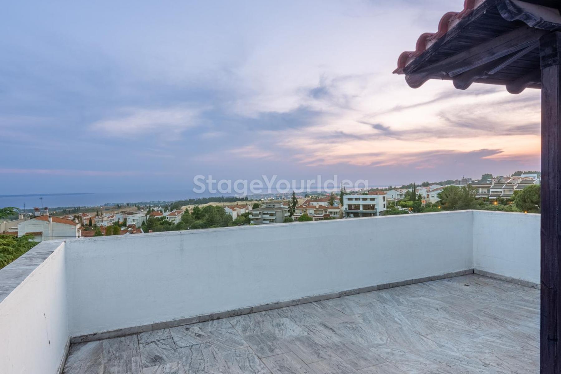 Τraditional Fully Detached Villa on a luxurious Hillock of Thessaloniki PANORAMA with its own Garden also for Family&Wedding gatherings&Kid's parties - under 13 Εξωτερικό φωτογραφία
